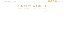 Tablet Screenshot of onycworld.com